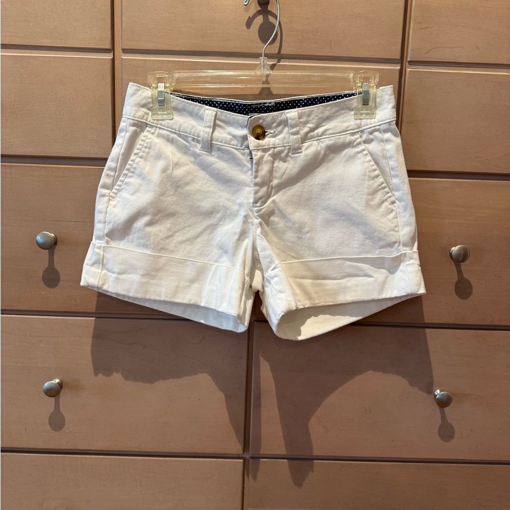 U.S. Polo Assn. White Bermuda Shorts Classic Style